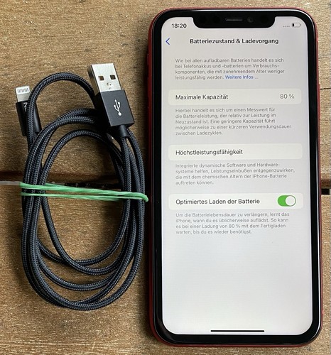 Apple iphone 64gb rot - 11,