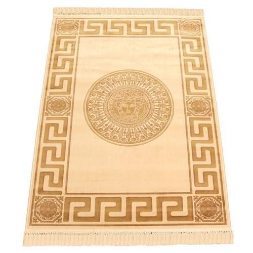 Teppich beige mäander 100x140 - mäander,