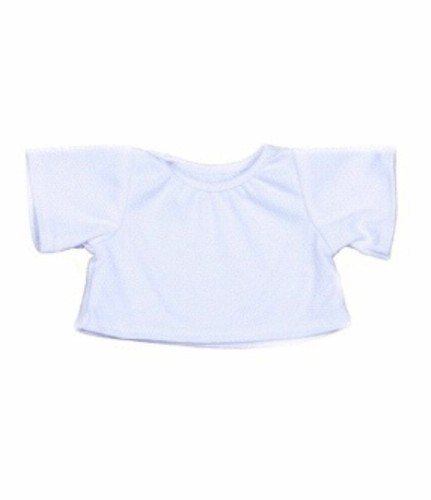 Weißes shirt teddybär - weißes, t-shirt