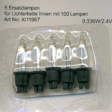 Ersatzlampen 5er 2,4V/0,336W