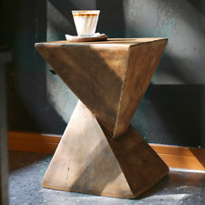 Beistelltisch Holz Z Design klein Couchtisch Sofatisch Kaffeetisch Max. 100 KG