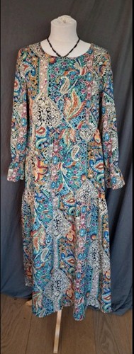 Maxikleid ethno paisley boho - maxikleid, ethno/paisley/boho