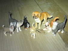 7 Schleich Tiere 5 Hunde 2