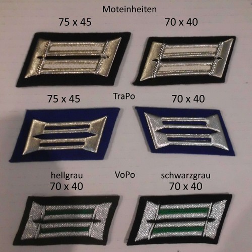 Kragenspiegel offizier 6 - kragenspiegel, x