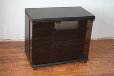 Fernsehtisch drehbar schwarz TV Lowboard Board Schrank Tisch Regal Holz