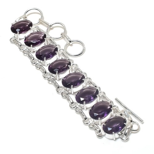 Lila amethyst edelstein - amethyst,