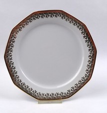 Winterling Marktleuthen Speiseteller mit edlem Golddekor Porzellan 70er Jahre