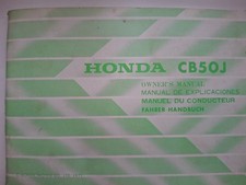 Honda CB 50, Fahrerhandbuch/Bedienungsanleitung