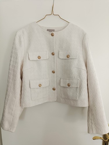Bouclé jacke m gr - jacke, h&m