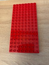 LEGO Duplo Bau Platte in rot -