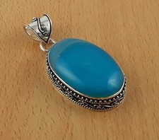 Blue Line Achat Stein 925