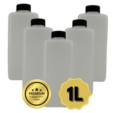 5 Stück Leerflasche Plastikflasche Flasche 1 Liter Kunststoff mit Schraubverschl