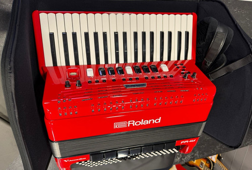 Roland akkordeon 4x rot - fr-4x,