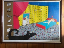 Moritz Götze "Erotisches Bild mit Hund"