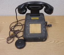 50er 60er Kurbeltelefon Nationales Komitee der DDR selten 50s 60s Vintage