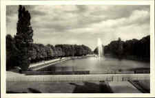 Dresden Sachsen AK ~1950/60 Partie Im großen Garten Brunnen Fontäne DDR Wasser