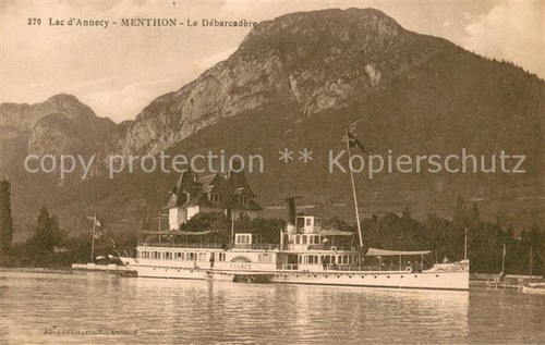 Dampfer schaufelrad france lac - dampfer,