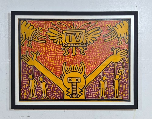 Keith haring acryl - keith,