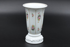 Rosenthal Maria Classic Rose Poesie Blumenvase Vase Golddekor Porzellan H 15 cm