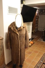 Langer weiter nerzmantel - langer,, pelz