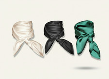 Edles Seidentuch Kopftuch