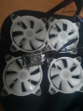 Weiße Pc Gehäuselüfter 120mm RGB