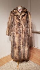 Pelzmantel opossum 80er jahre - pelzmantel,