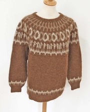 Herren Wollpullover Gr XXL