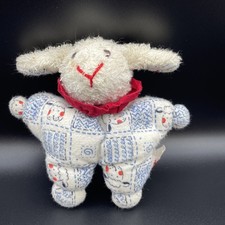 Käthe Kruse Schaf Lamm Frottee Vintage mit Halstuch ca. 12cm