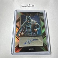 Axiom WWE Panini Select Prizm Auto 