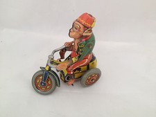  Arnold Affe auf Dreirad Blechspielzeug von ca. 1945 im TOP Zustand