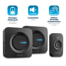 EAXUS® LED Funkklingel Set