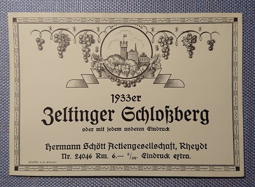 Old wine label - wine,