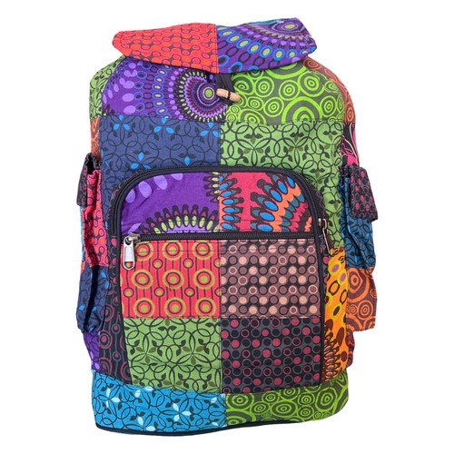 Patchwork rucksack mit - rucksack,