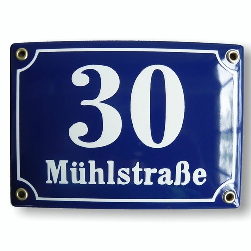 Hausnummernschild 15x20 - , cm