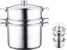 Nudelkocher 4 tlg Gartopf Edelstahl Topf Set