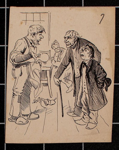 Karikatur illustration männer - karikatur,