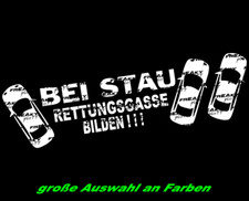 BEI STAU RETTUNGSGASSE BILDEN