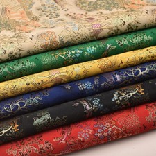 Brokat Damast Stoff Kunstseide