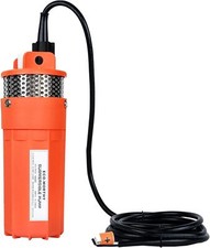 12V Solar Tiefbrunnenpumpe 30m Förderhöhe Wasserpumpe Garten