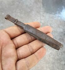 Vintage Eisen Zangen Pinzette Primitive Handmade Sonne Design Sammlerstück TZ5