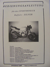 MACAL Mokick TROPHY 50ccm Original Bedienungsanleitung