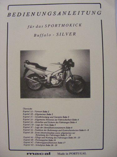 Macal mokick trophy - mokick, 50ccm
