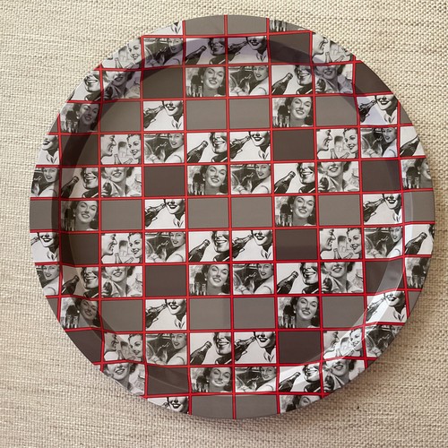 Coca cola tablett metall - tablett,,