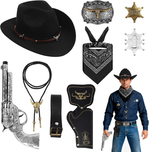 Cowboy kostüm herren komplett - cowboy,