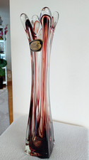 Hohe schwere Glas Vase - LUX