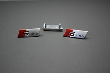 EMBLEM SCHRIFTZUG S-LINE  LENKRAD PLAKETTE AUDI A2 A3 A4 A6 A8 Q7 Q5 TT 