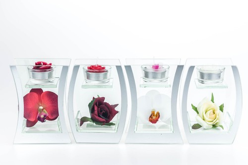 Spiegel glas vase - glas,