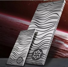 1 UNZE 999 SILBER - STAR WARS / BESKAR 2021 - SILBERMÜNZE - SILBERBARREN - RAR