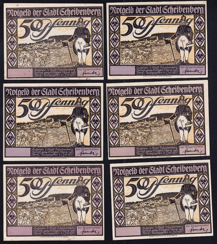 Scheibenberg 50 pfennig - 50,